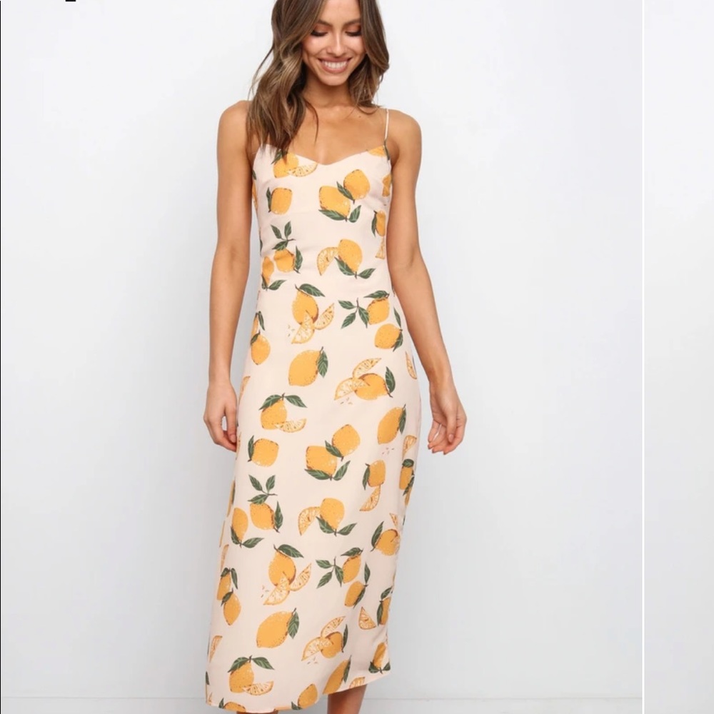 Pedro Beige Lemon Dress